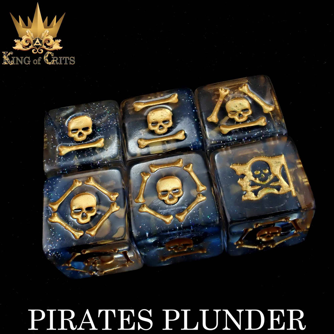 King of Crits Pirates Plunder - 11 Dice Set NE4226
