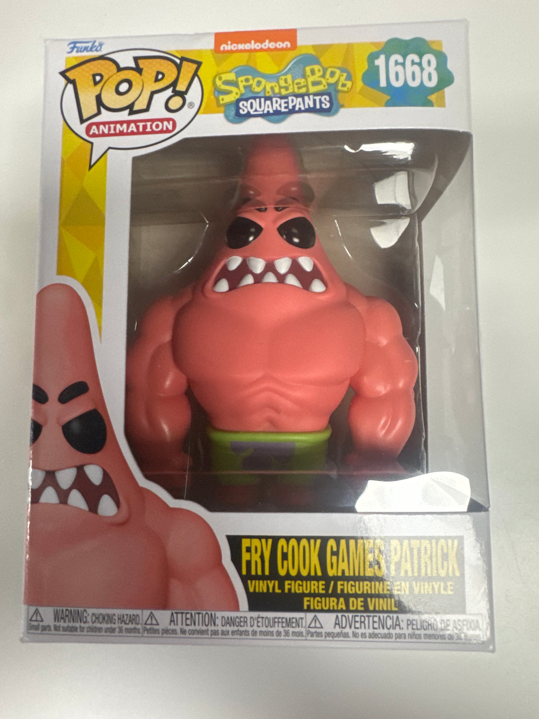 Funko Pop! Fry Cook Games #1668 Spongebob Squarepants FP73026