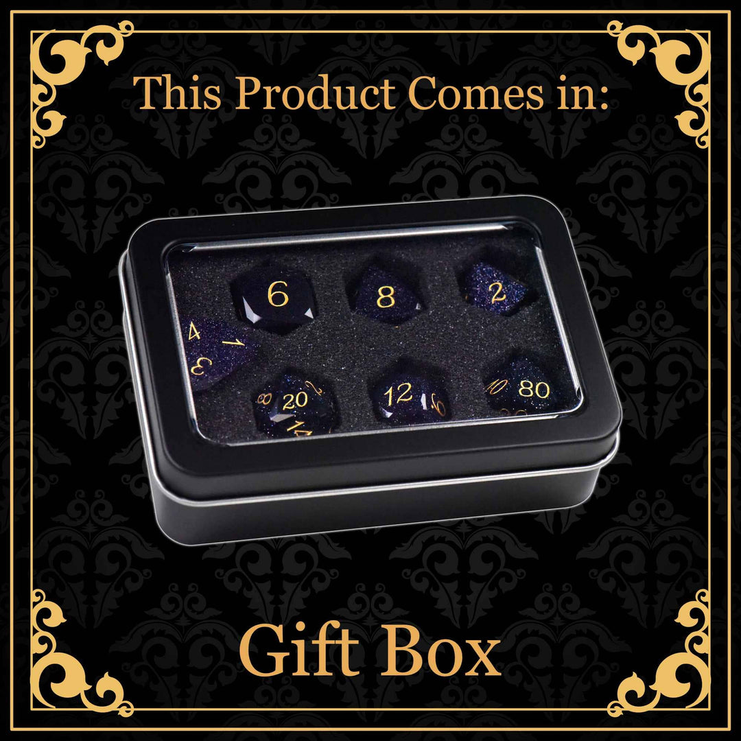 King of Crits Infinity Prism Glass Dice Det (Gift Box) NE4226