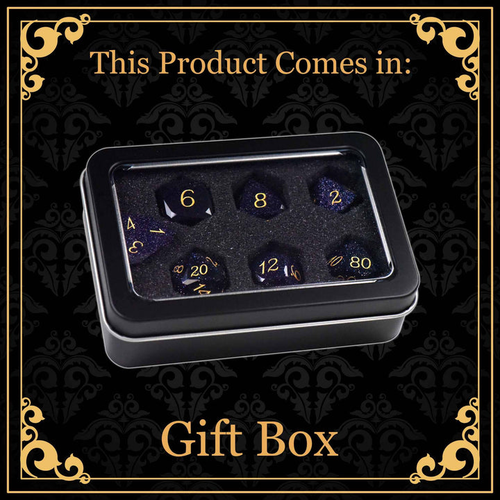 King of Crits Infinity Prism Glass Dice Det (Gift Box) NE4226