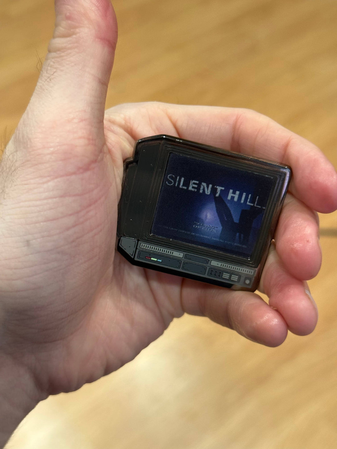 2.5" Lenticular Silent Hill CRTV Enamel Pin - NE32726