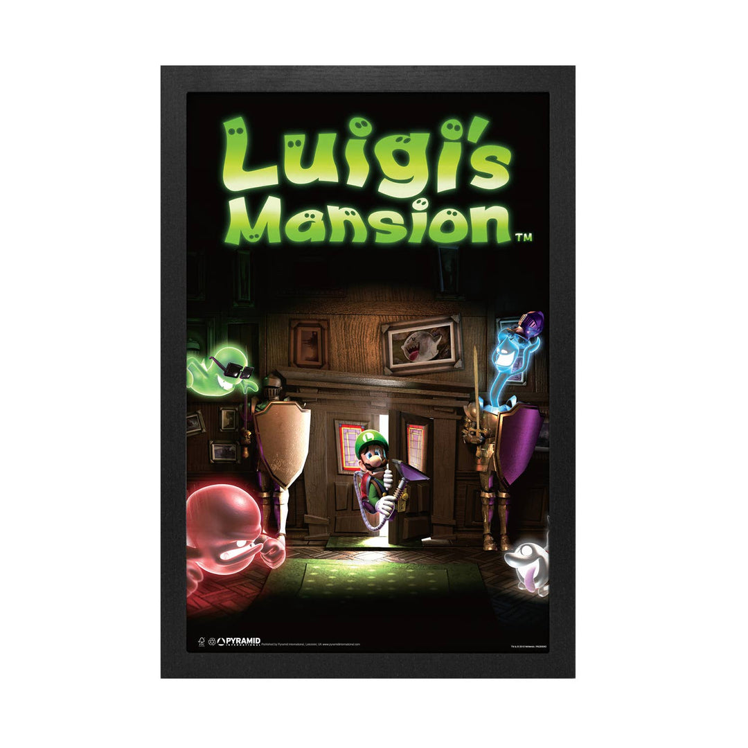 Luigi’s Mansion Framed Art Print
