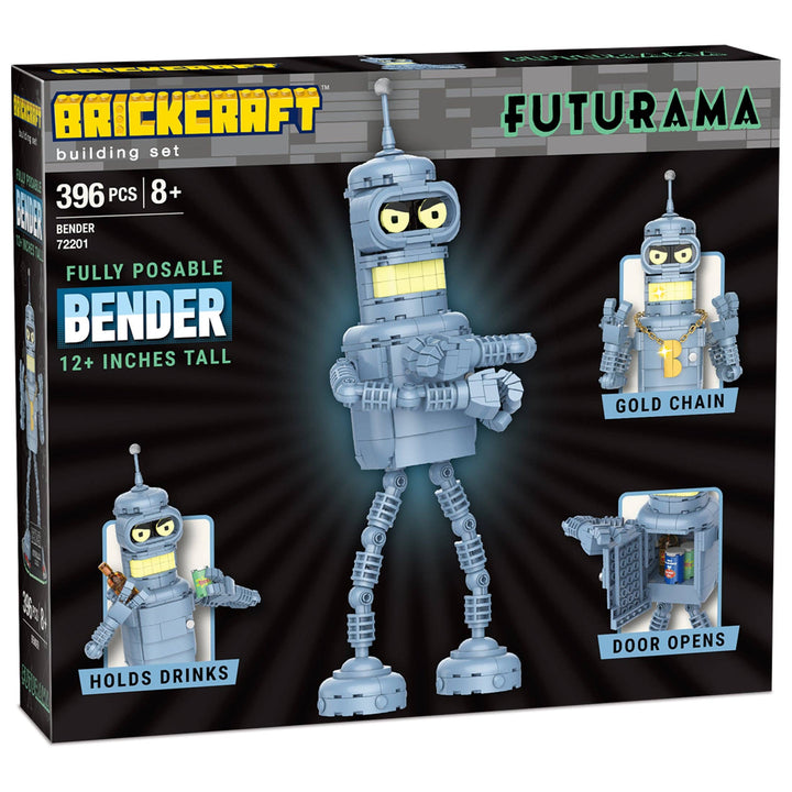 Futurama Bender Brick Building Figure NE33126