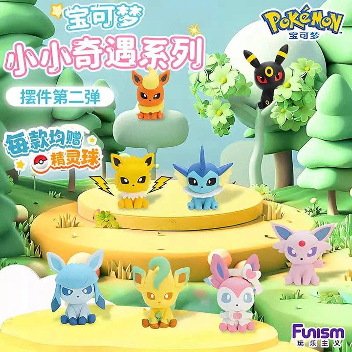 Funism Nintendo Pokemon Eeveelutions Palmsize Wonders Series Vol.2 Blind Box Figure NE42126