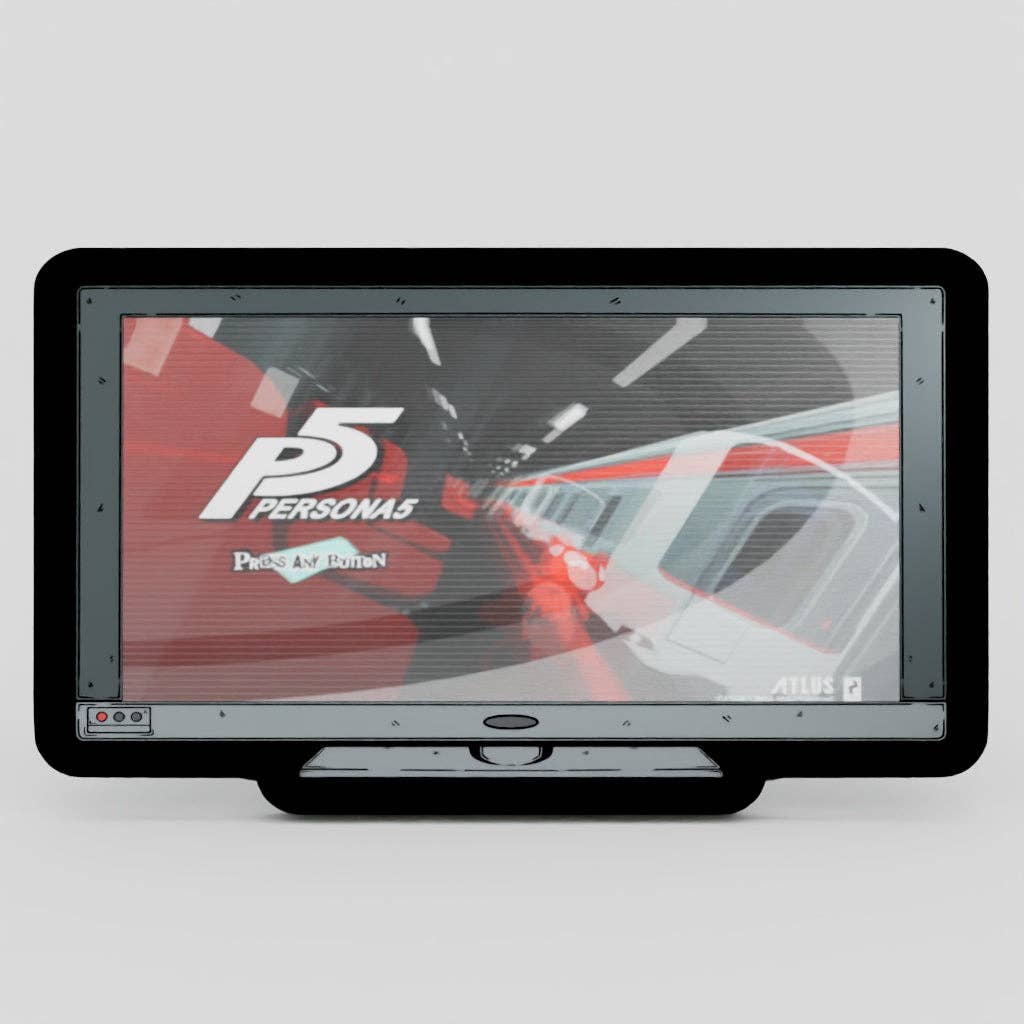 Monitor Lenticular Persona 5 Enamel Pin NE81926
