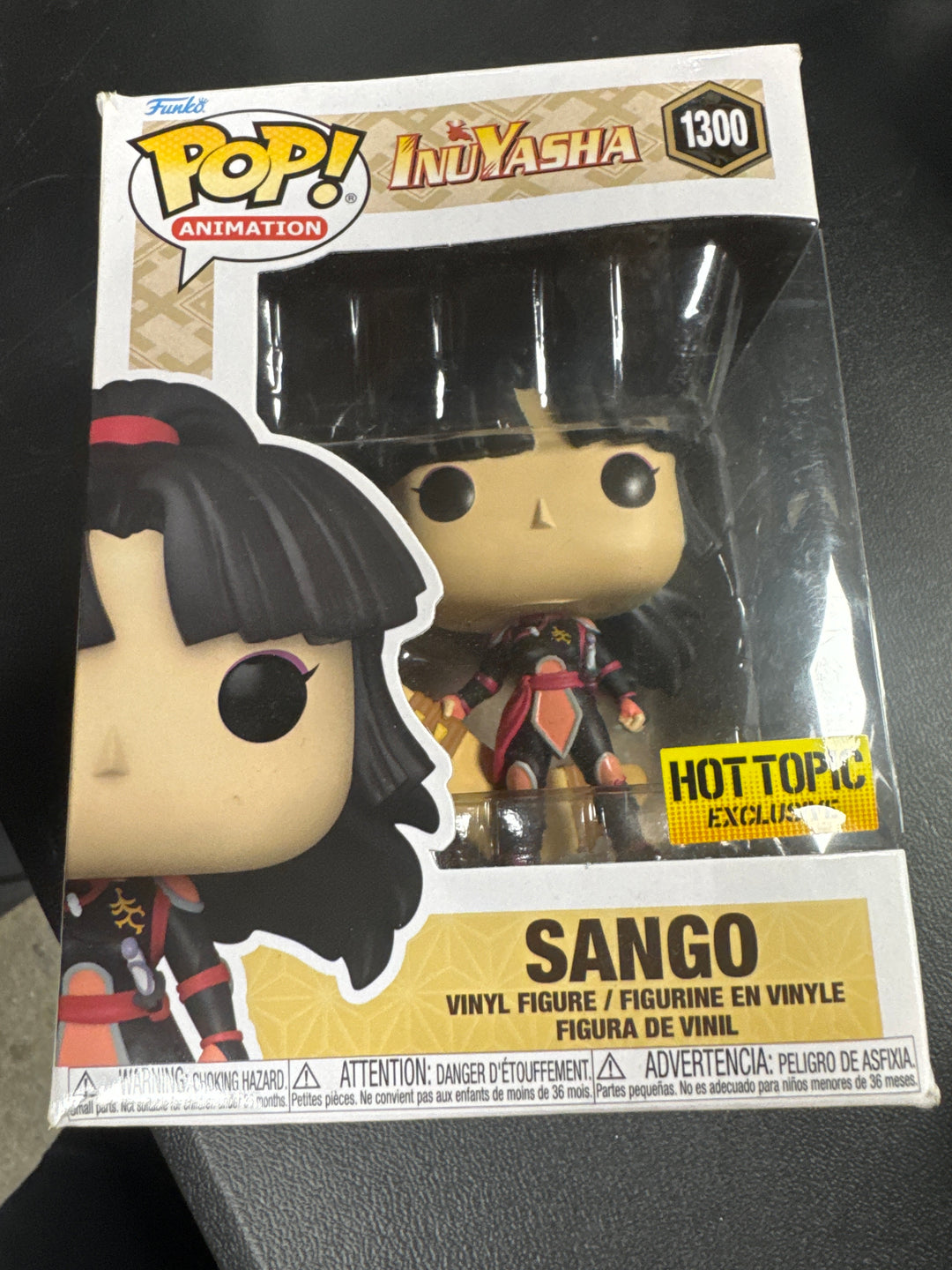 Funko Pop! Sango #1300 Hot Topic InuYasha DAMAGED BOX FP61626