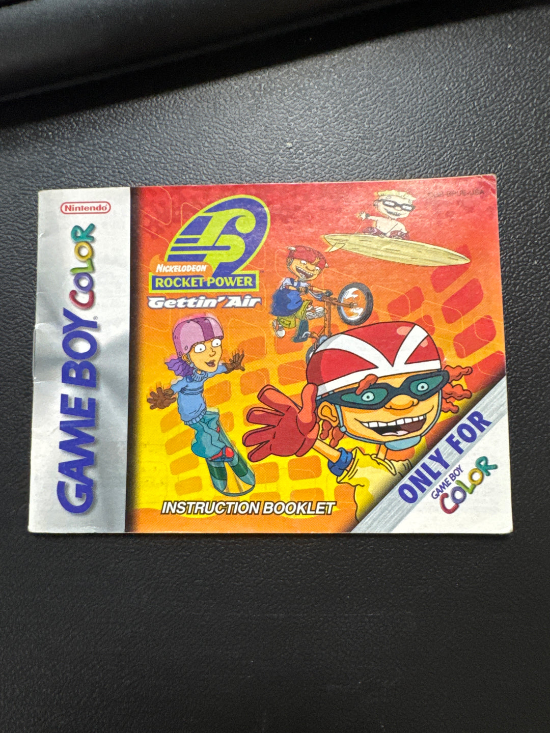 Rocket Power Getting Air Game boy Color Manual Only MO52626