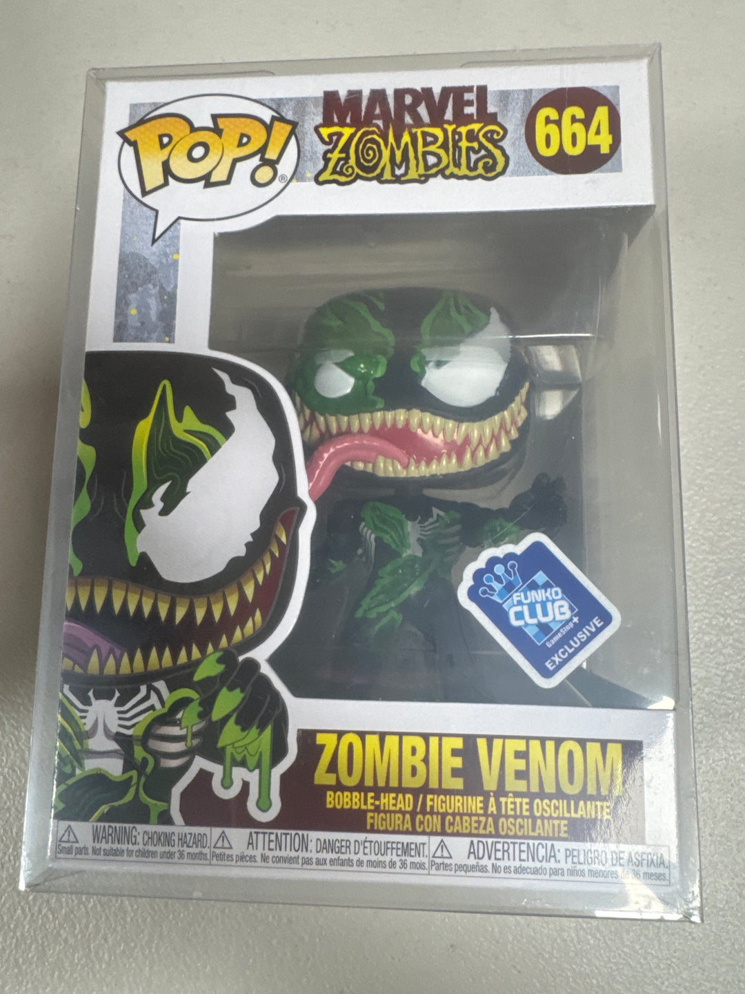 Funko Pop! Zombie Venom #664 (Funko Club) Marvel Zombies FP72826