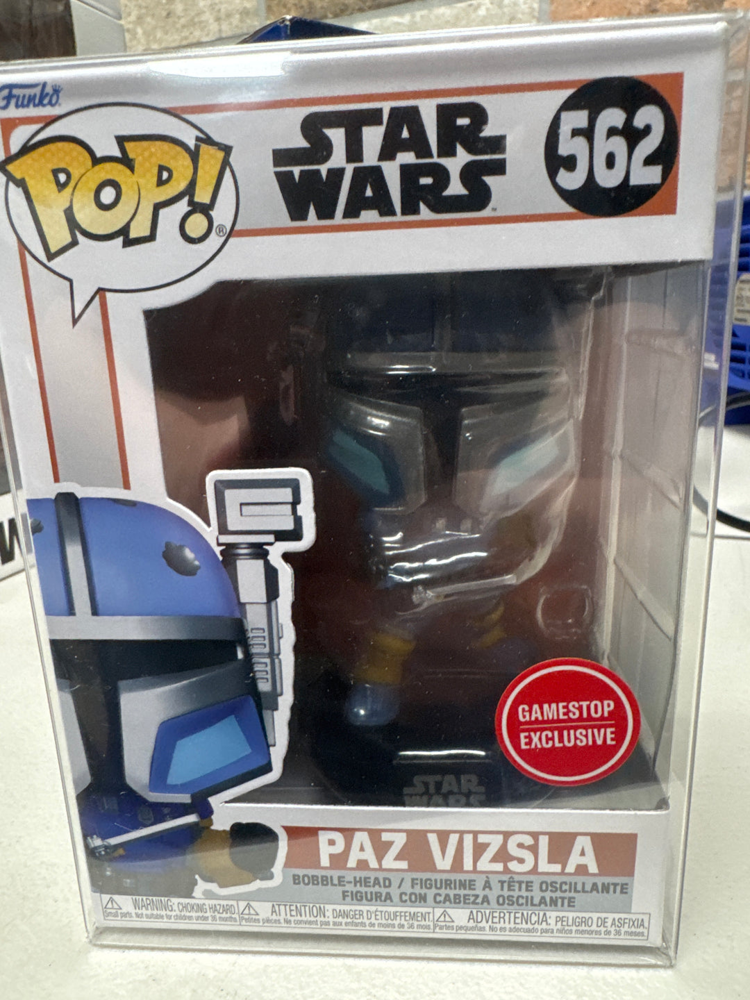 Funko Pop! Paz Vizsla #562 Gamestop Star Wars FP10626
