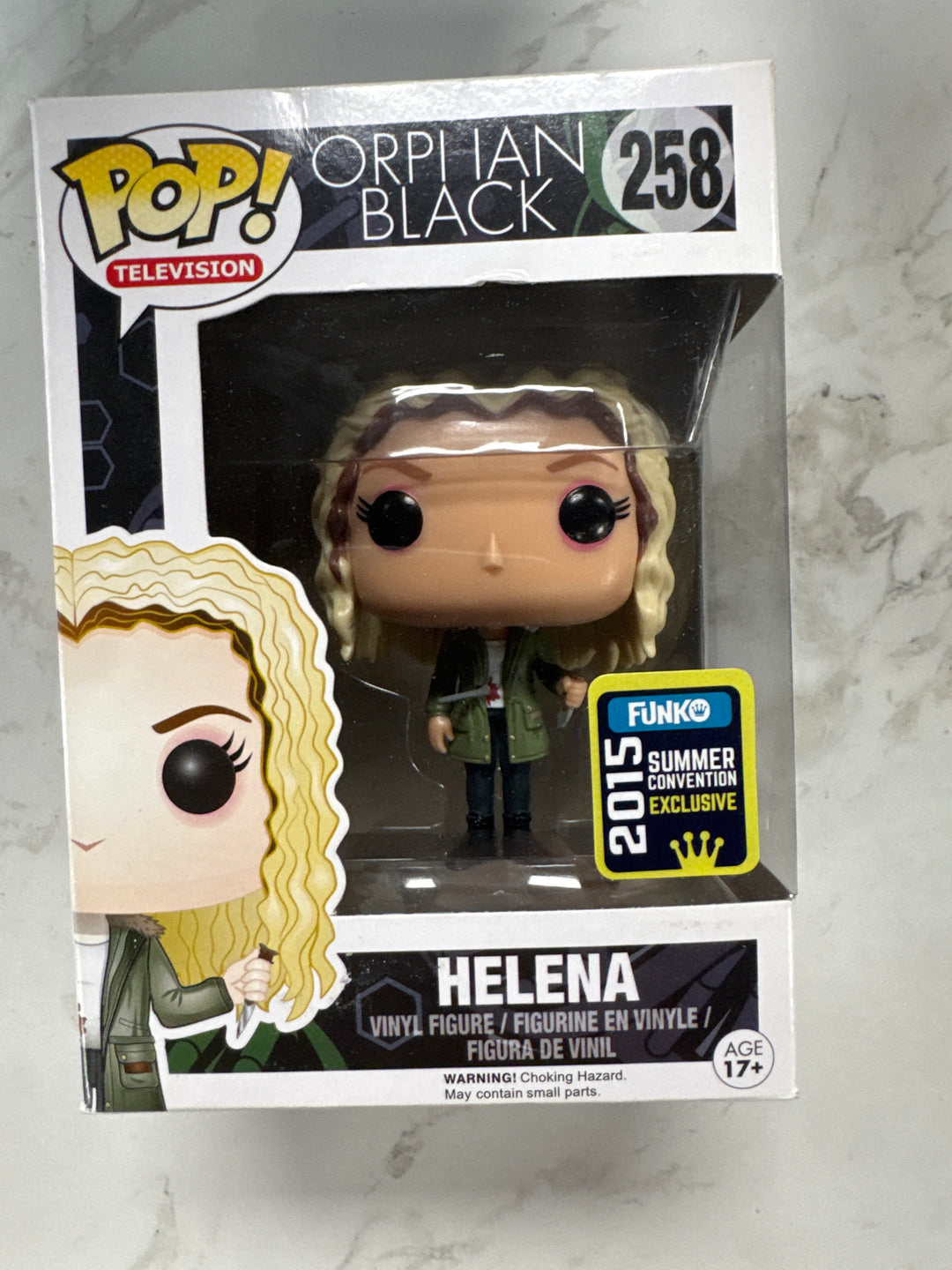 Funko Pop! Helena #258 2015 Summer Convention Orphan Black FP72026