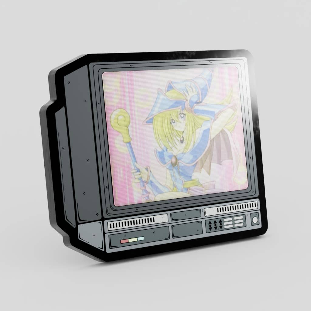 2.5" Lenticular Dark Magician Girl CRTV Pin - NE32726