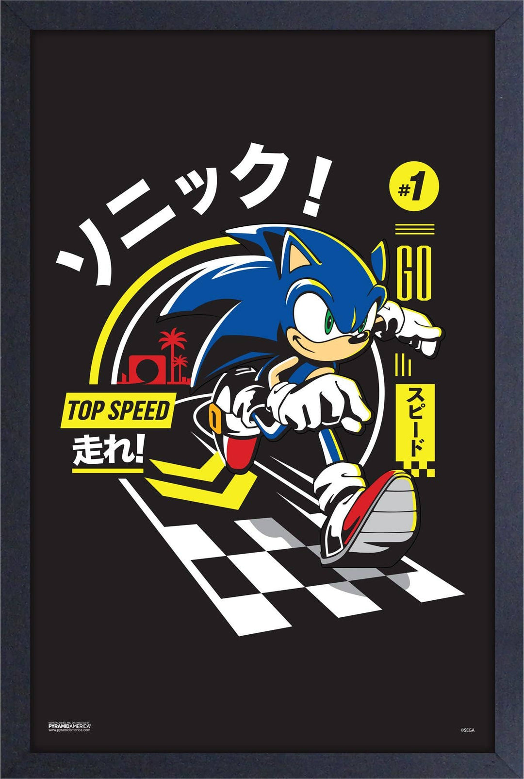 Sonic Top Speed Art Print