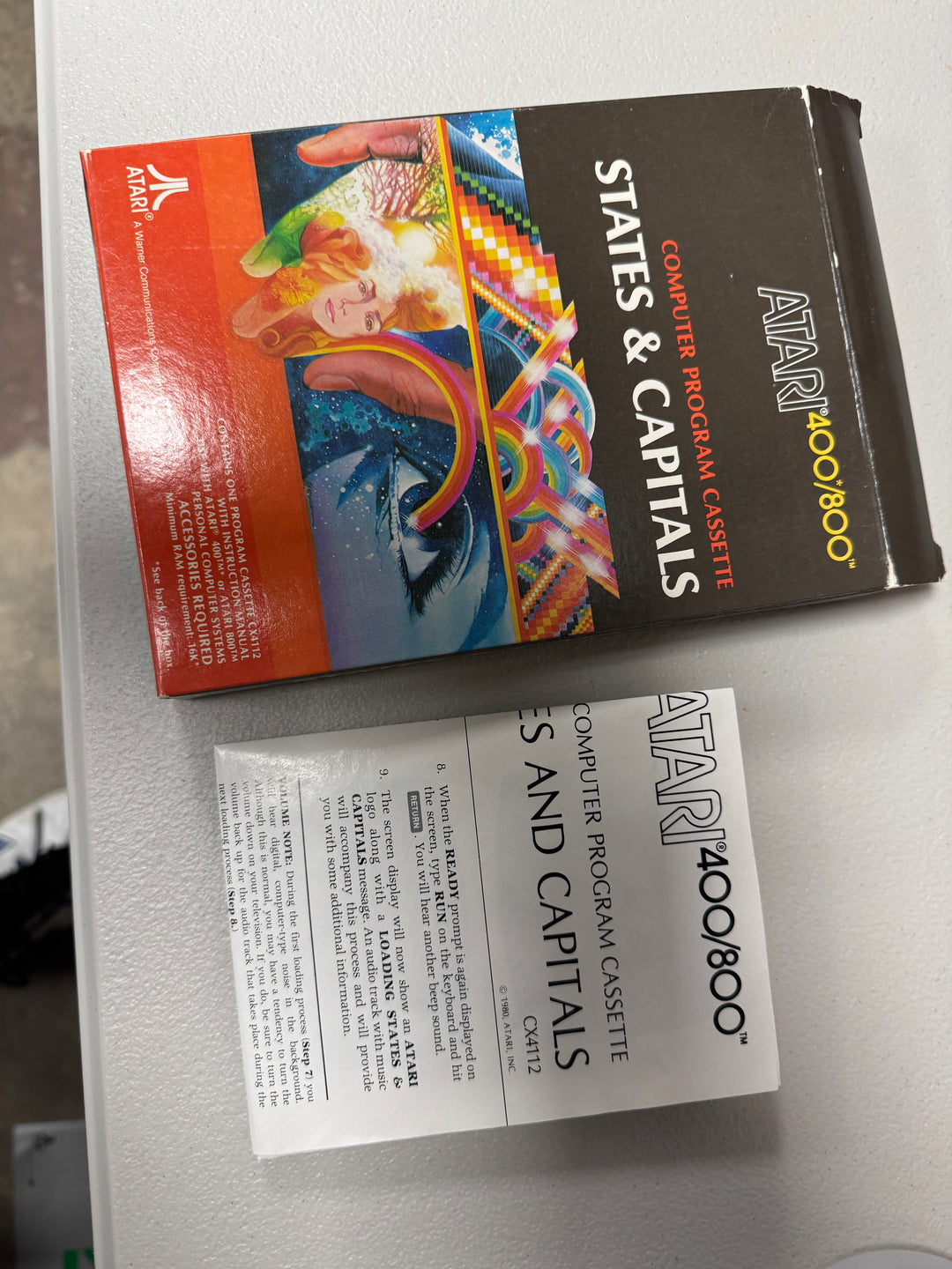 Atari 400/800 Computer System (The Educator) in Original Box) Untested