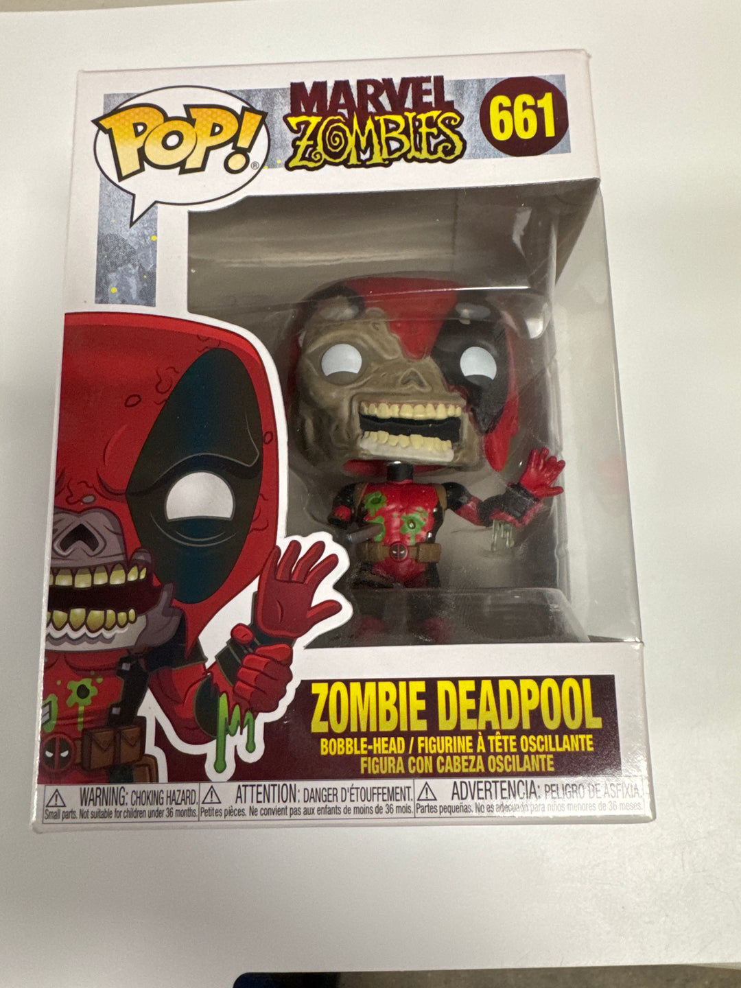 Funko Pop! Zombie Deadpool #661 Marvel Zombies FP81026