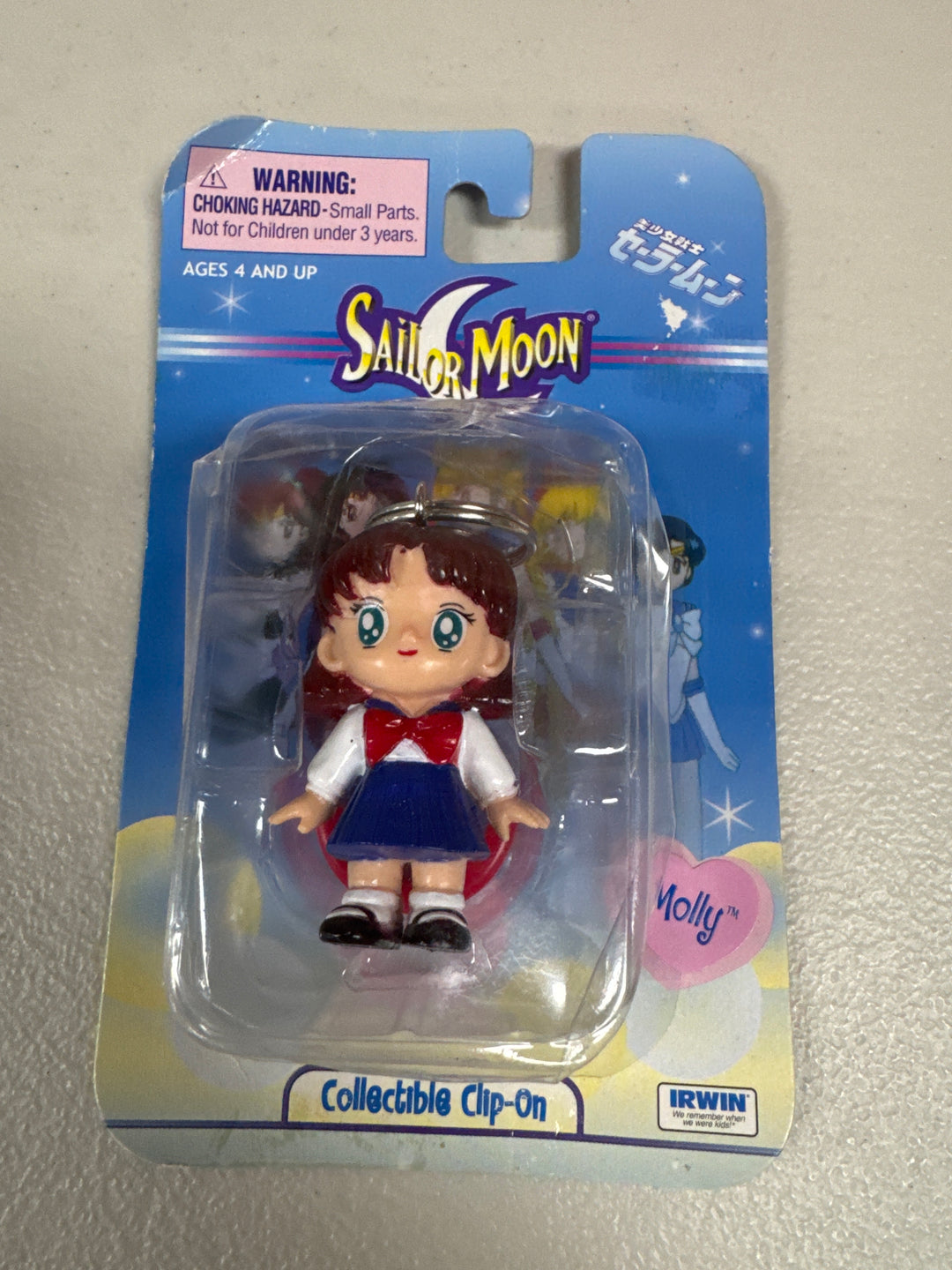 Molly - Vintage Collectible Toy, Sailor Moon Figural Collectible Clip-On NT71026