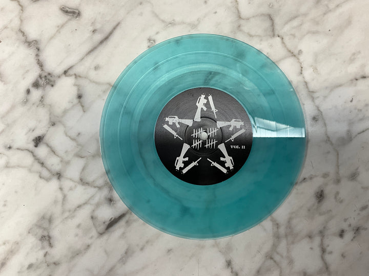 Anti-Flag / All Dinosaurs - 20 Years of Hell: Volume 2 (October 2013 Blue Translucent Vinyl, Numbered) Very Good Plus VR101726