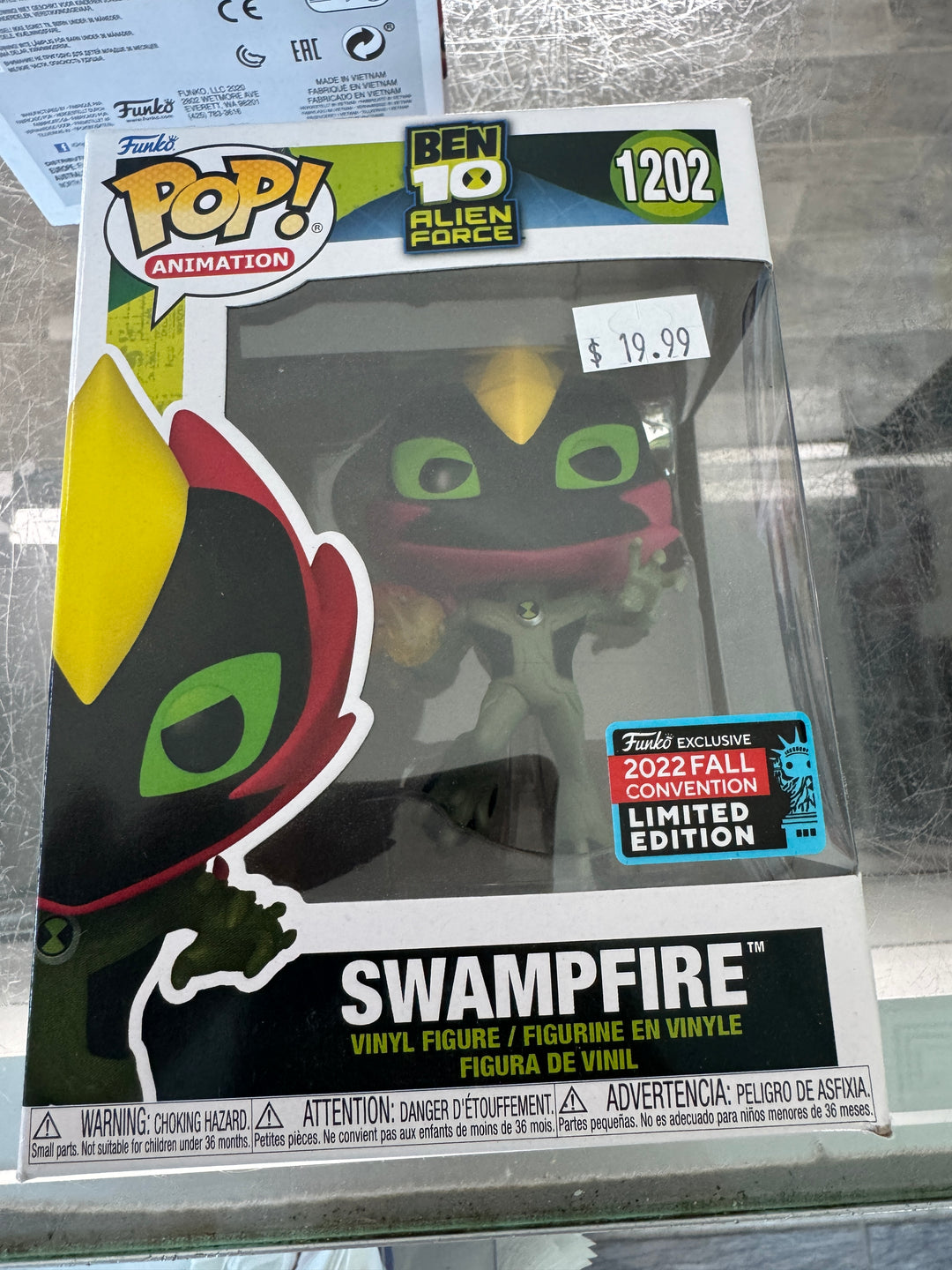 Ben 10 Alien Force - Swampfire (2022 Fall Convention) #1202 - Funko Pop