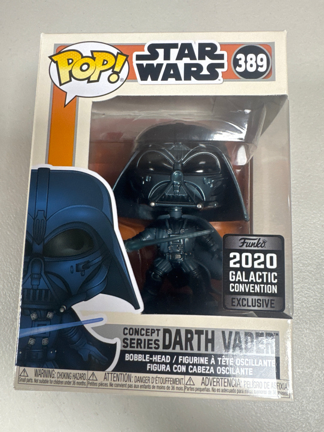 Funko Pop! Concept Series Darth Vader #389 2020 Galactic Convention Star Wars FP72826