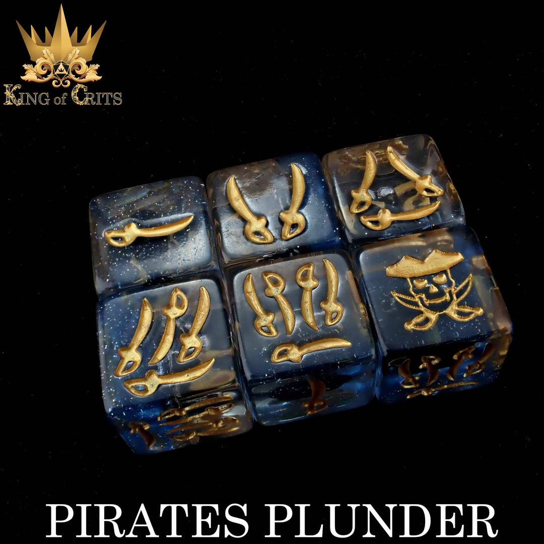 King of Crits Pirates Plunder - 11 Dice Set NE4226
