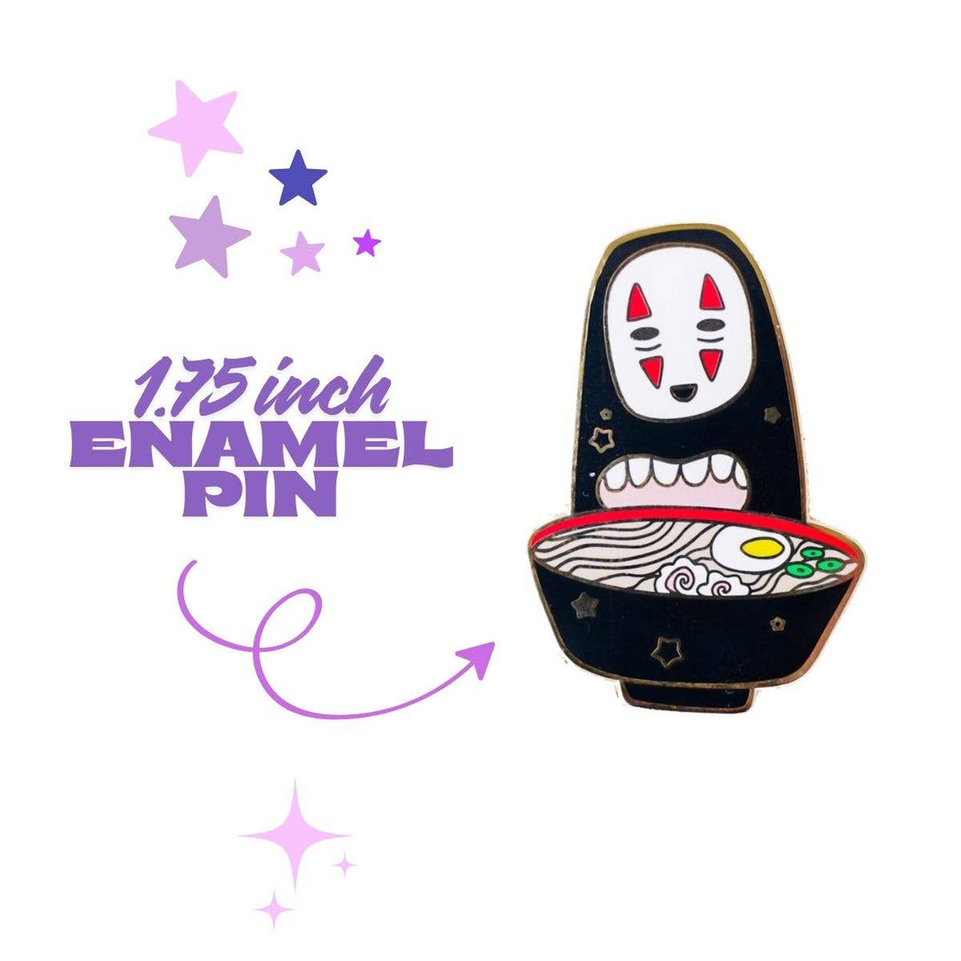No Face Spirited Away Studio Ghibli Enamel Pin NE33126