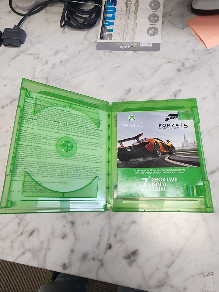 Forza Motorsport 5 Xbox One Case & Manual ONLY CO3326