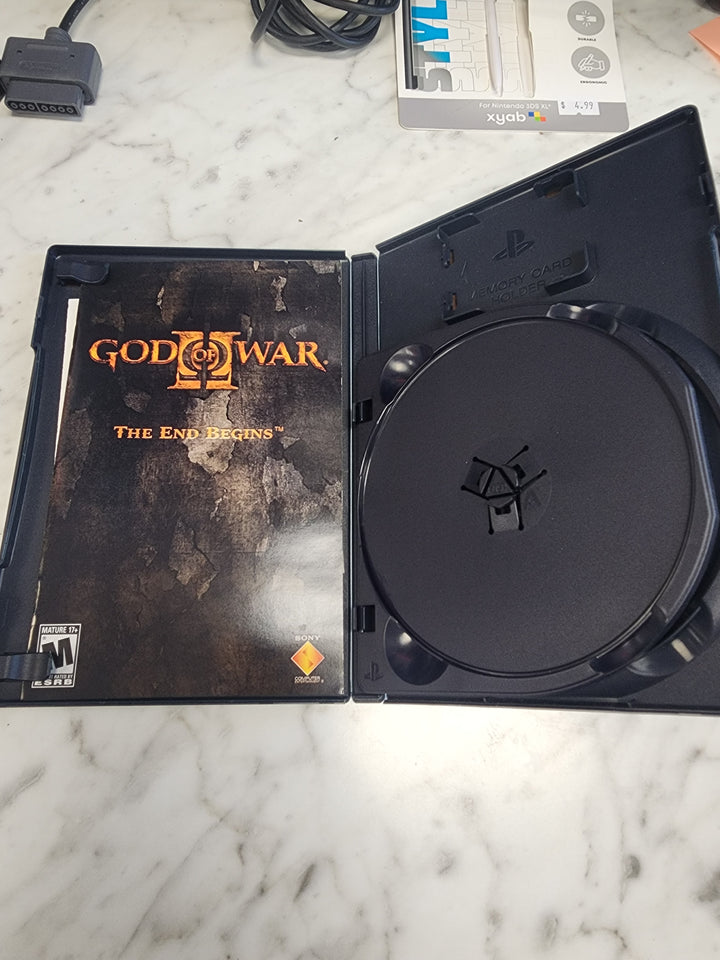 God of War II Case and Manual ONLY CO3326