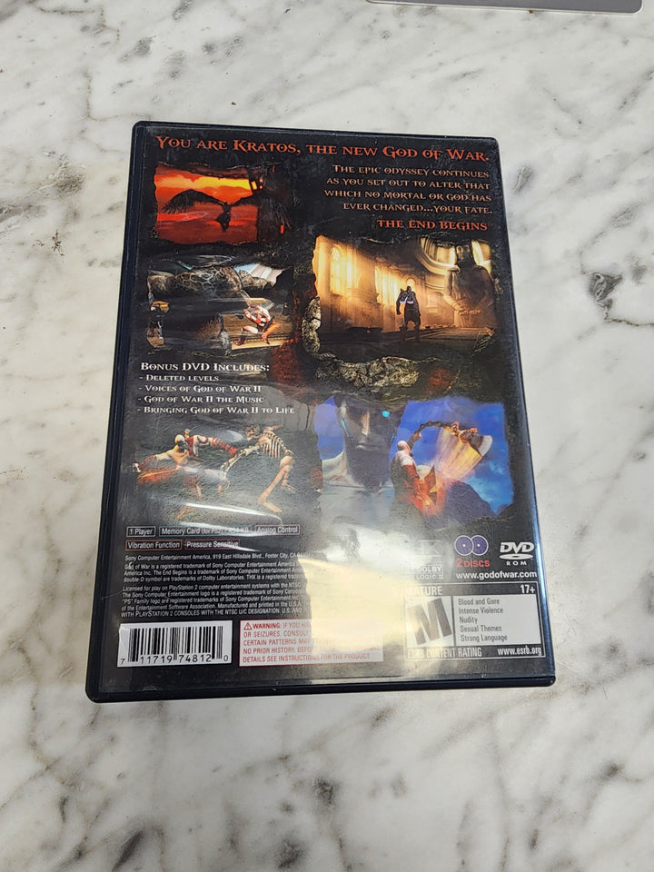 God of War II Case and Manual ONLY CO3326