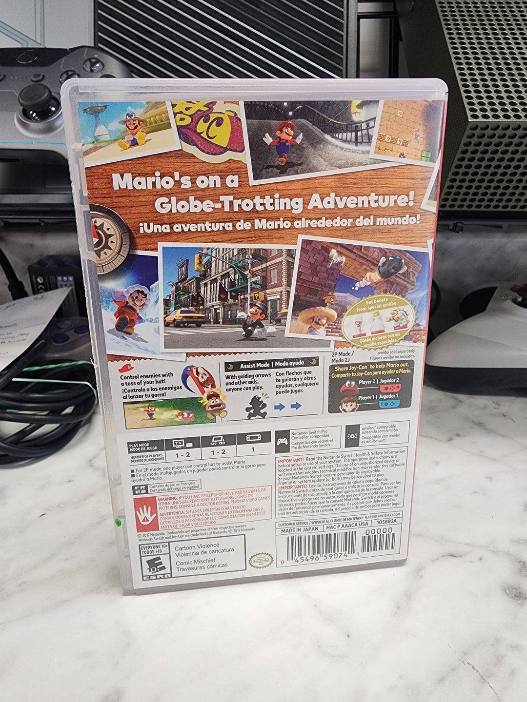 Super Mario Odyssey Nintendo Switch CASE ONLY CO3326