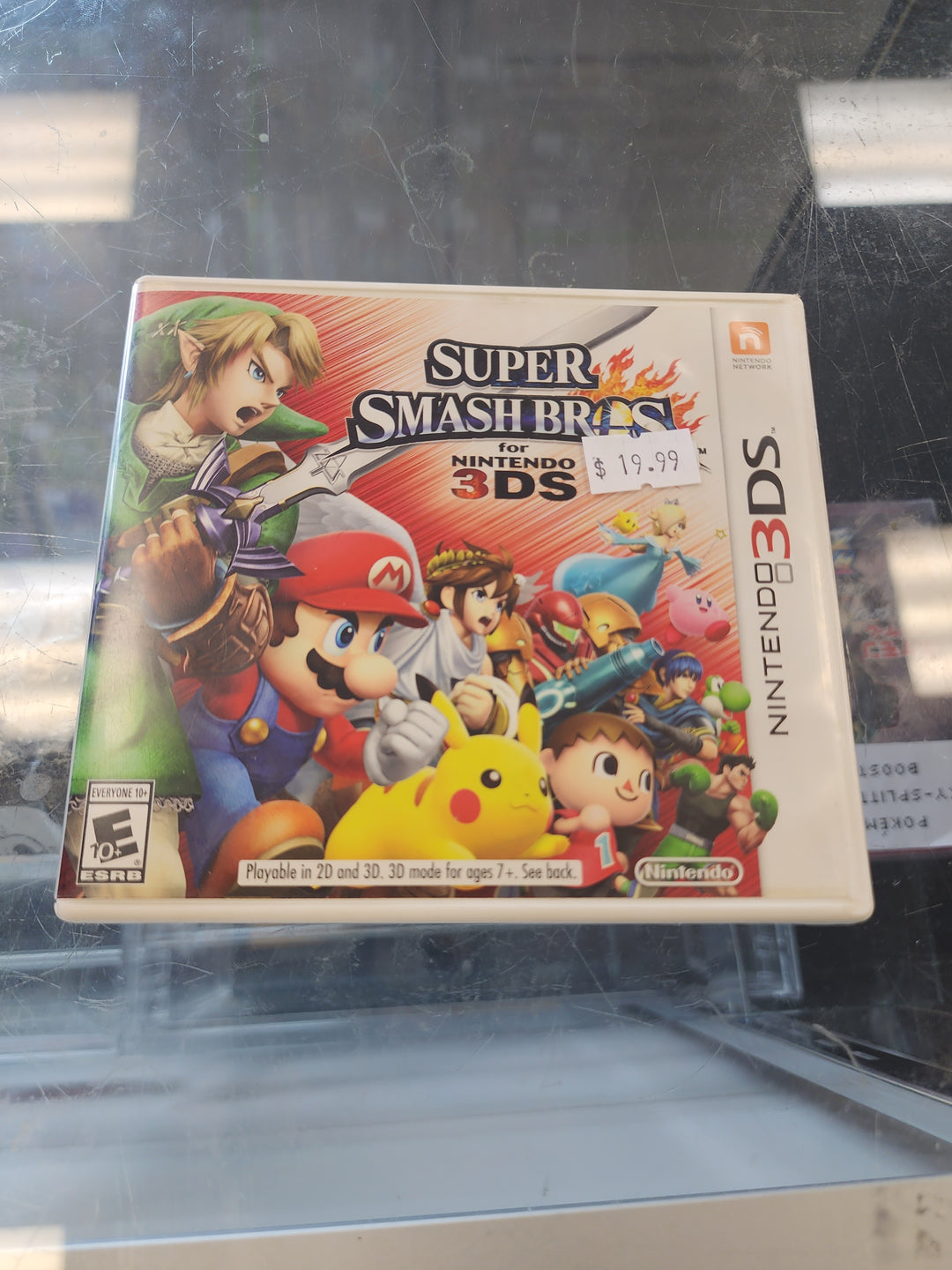 Super Smash Bros for 3DS NINTENDO 3DS CASE AND MANUAL ONLY CO3826