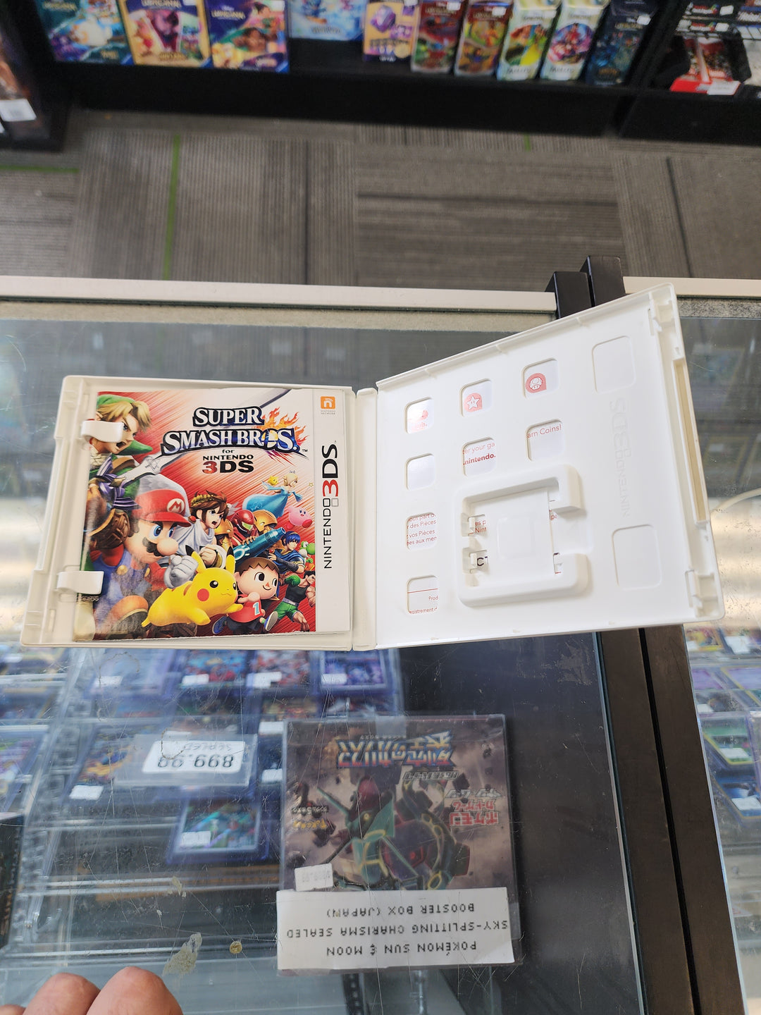 Super Smash Bros for 3DS NINTENDO 3DS CASE AND MANUAL ONLY CO3826