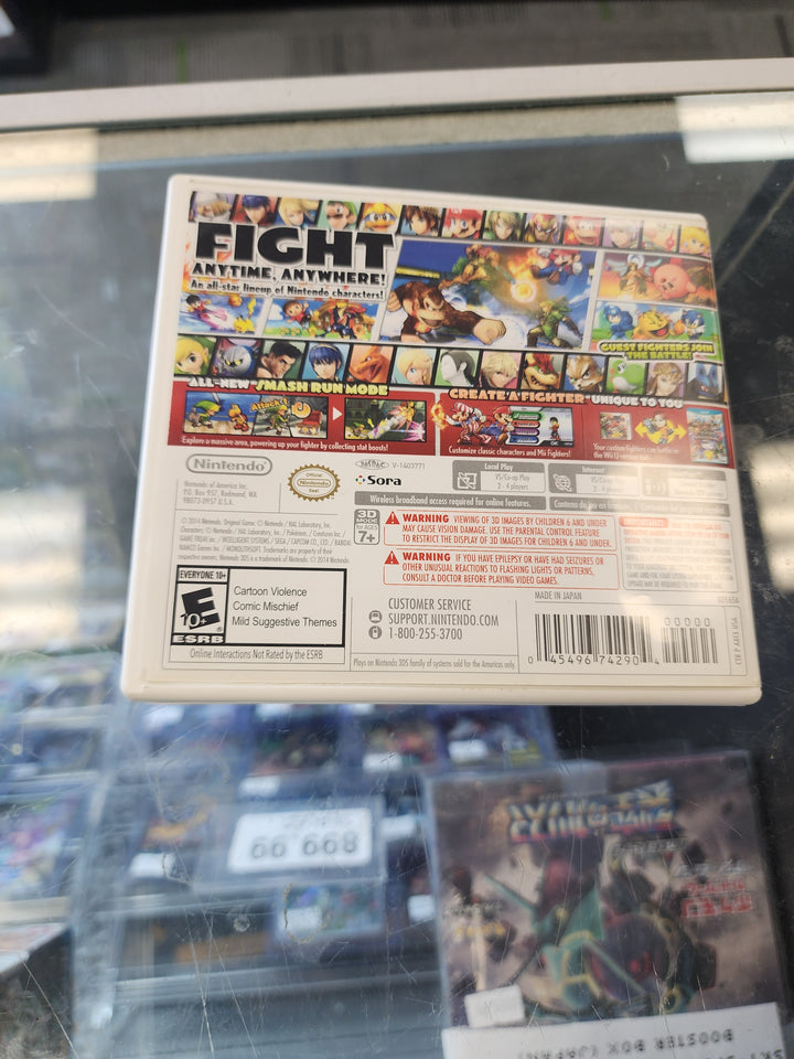 Super Smash Bros for 3DS NINTENDO 3DS CASE AND MANUAL ONLY CO3826