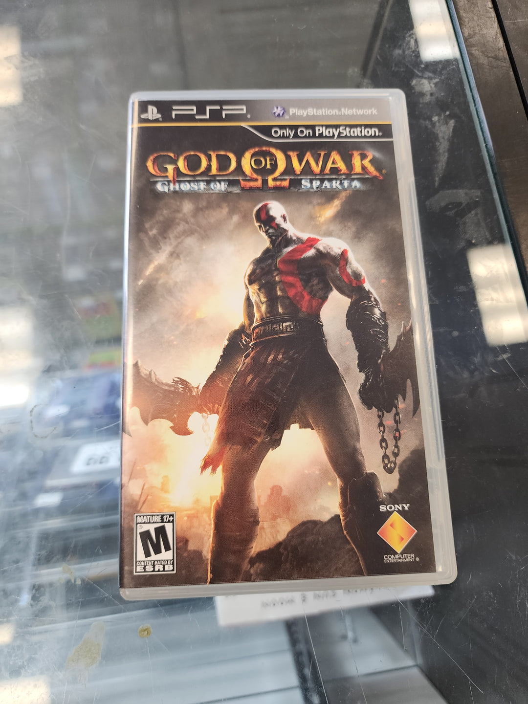 God of War Ghost of Sparta PSP CASE AND MANUAL ONLY CO3826