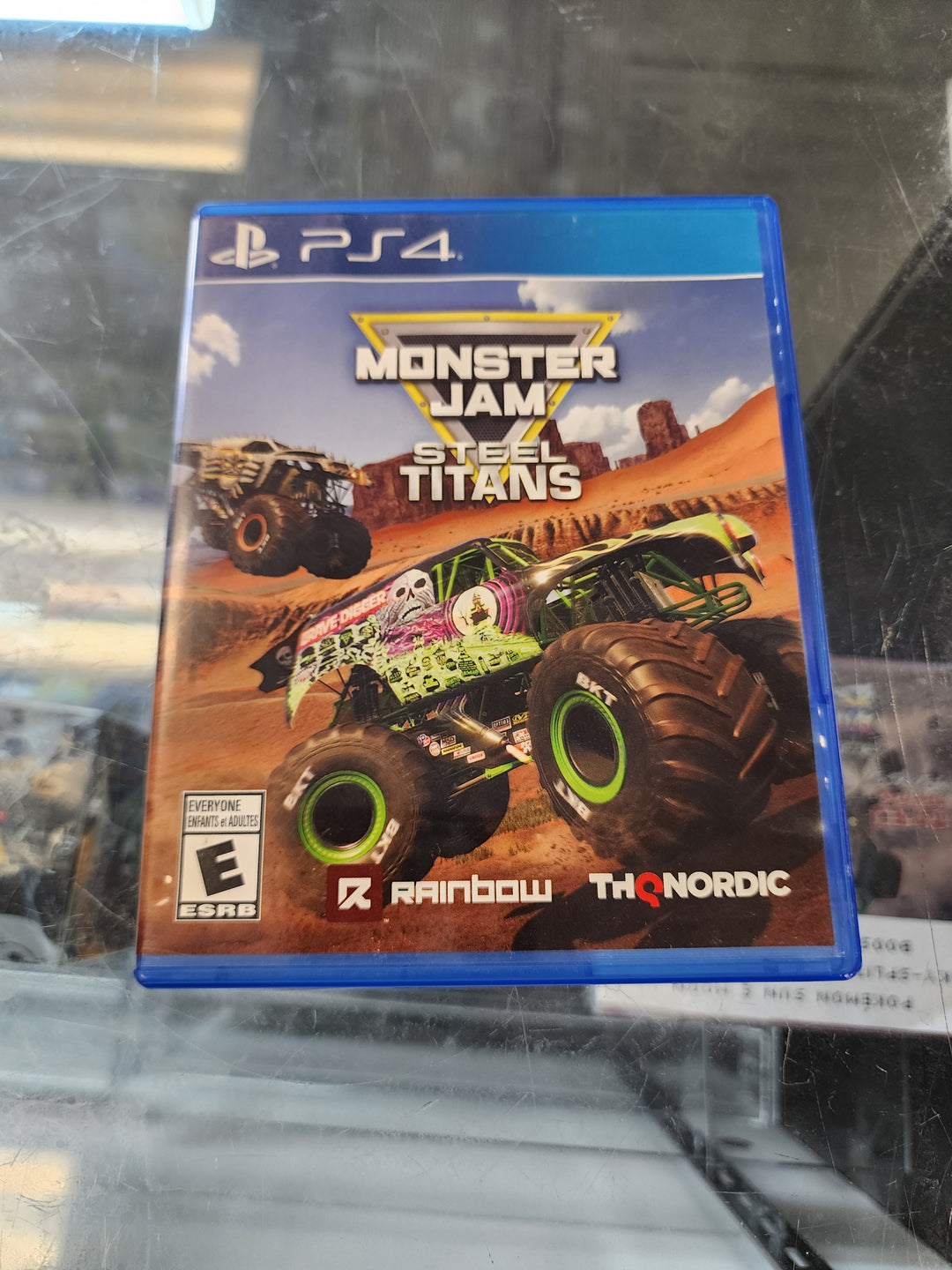 Monster Jam Steel Titans PS4 CASE ONLY CO3826