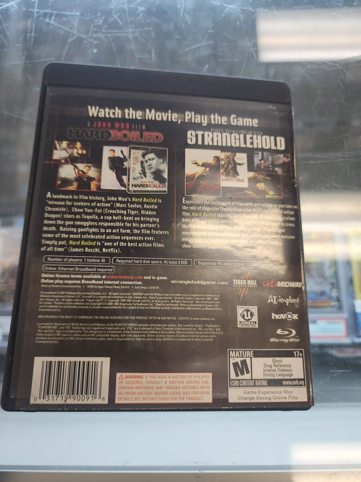 John Woo Presents Stranglehold Collector's Edition PS3 CASE ONLY