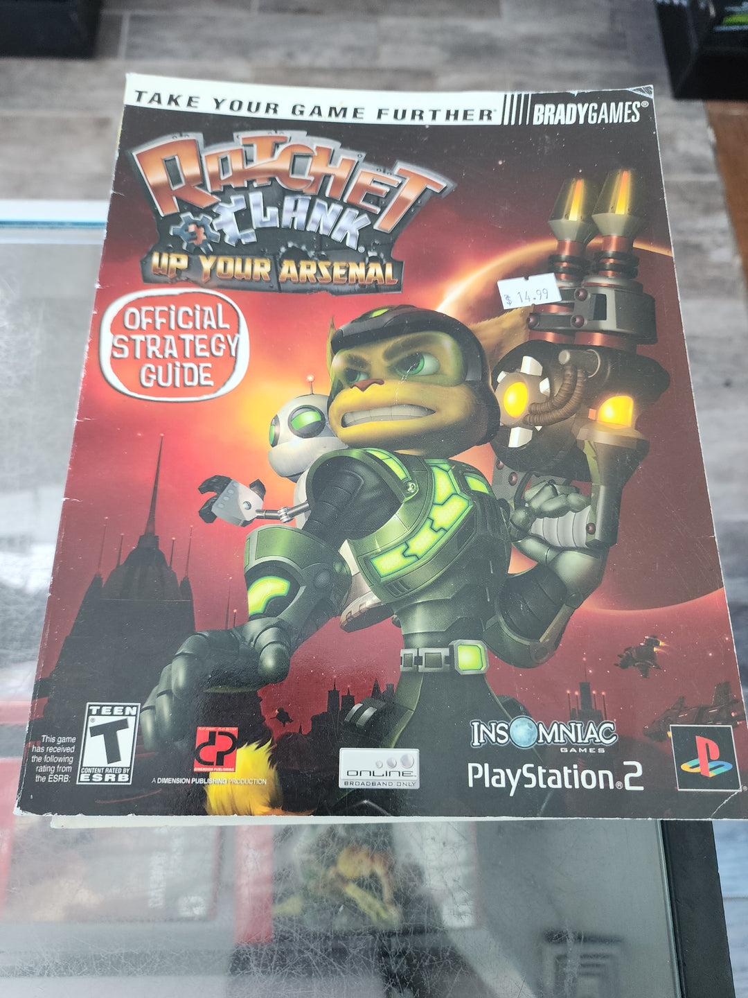 Ratchet & Clank Up Your Arsenal Bradygames - Strategy Guide ST61326