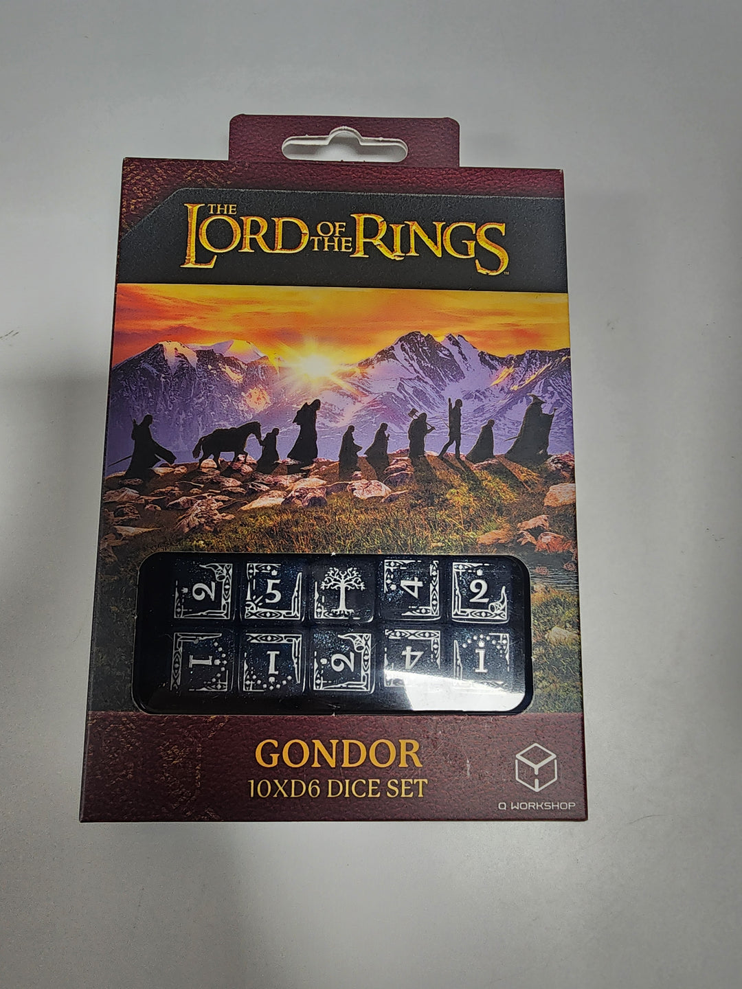 The Lord of the Rings Gondor 10XD6 Dice Set NE8122