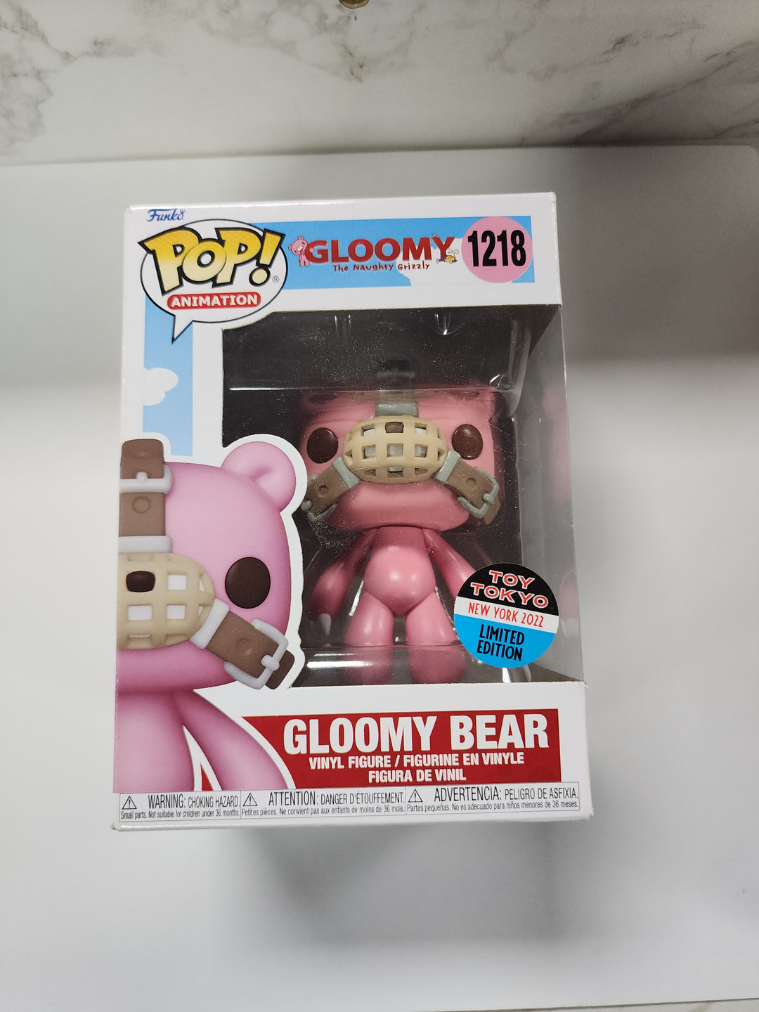 Funko Pop! Gloomy Bear #1218 Toy Tokyo New York 22 Limited Edition - Gloomy The Naughty Grizzly FP82626