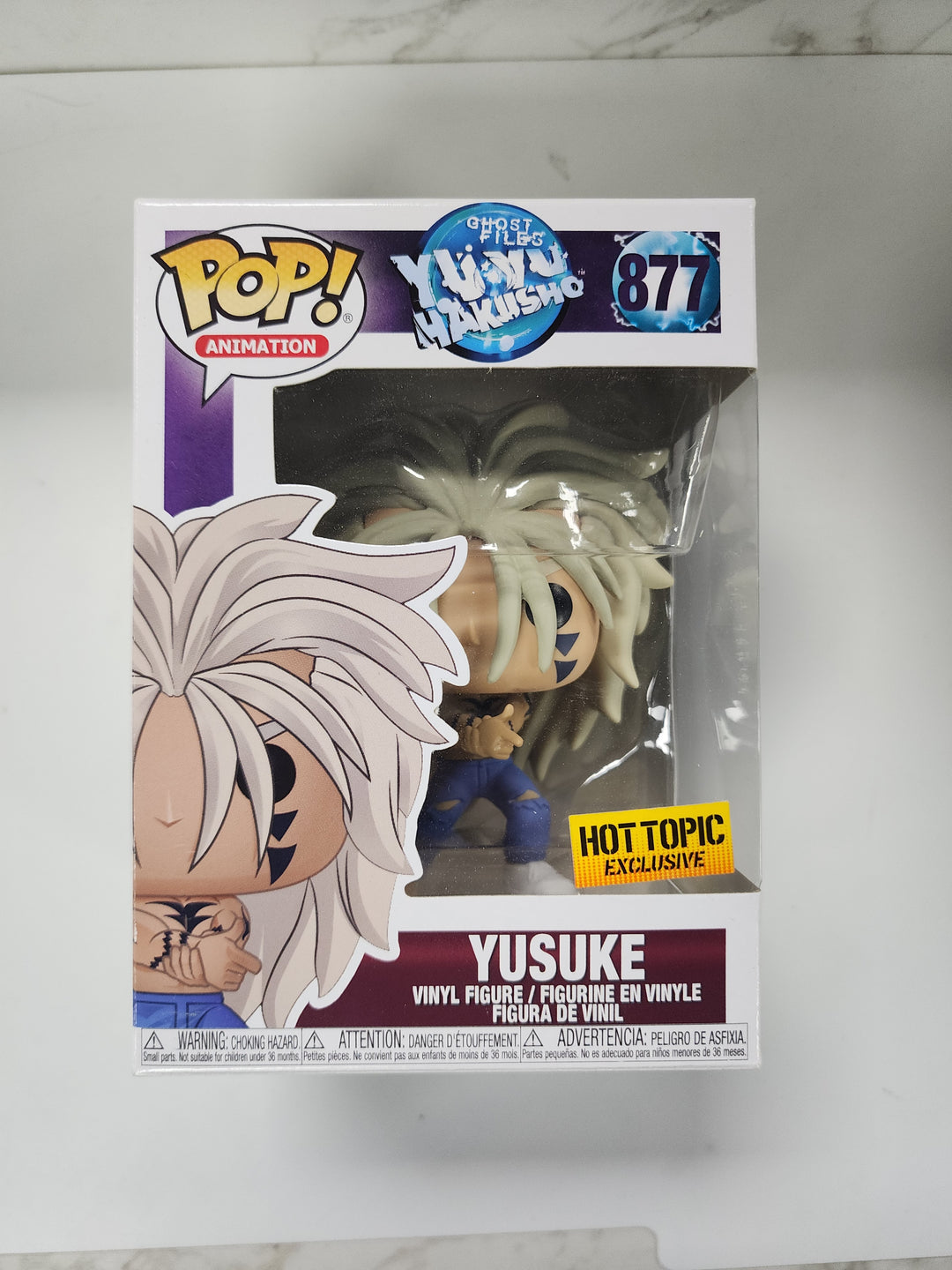 Funko Pop! Yusuke #877 Hot Topic Exclusive Yu Yu Hakusho FP9826