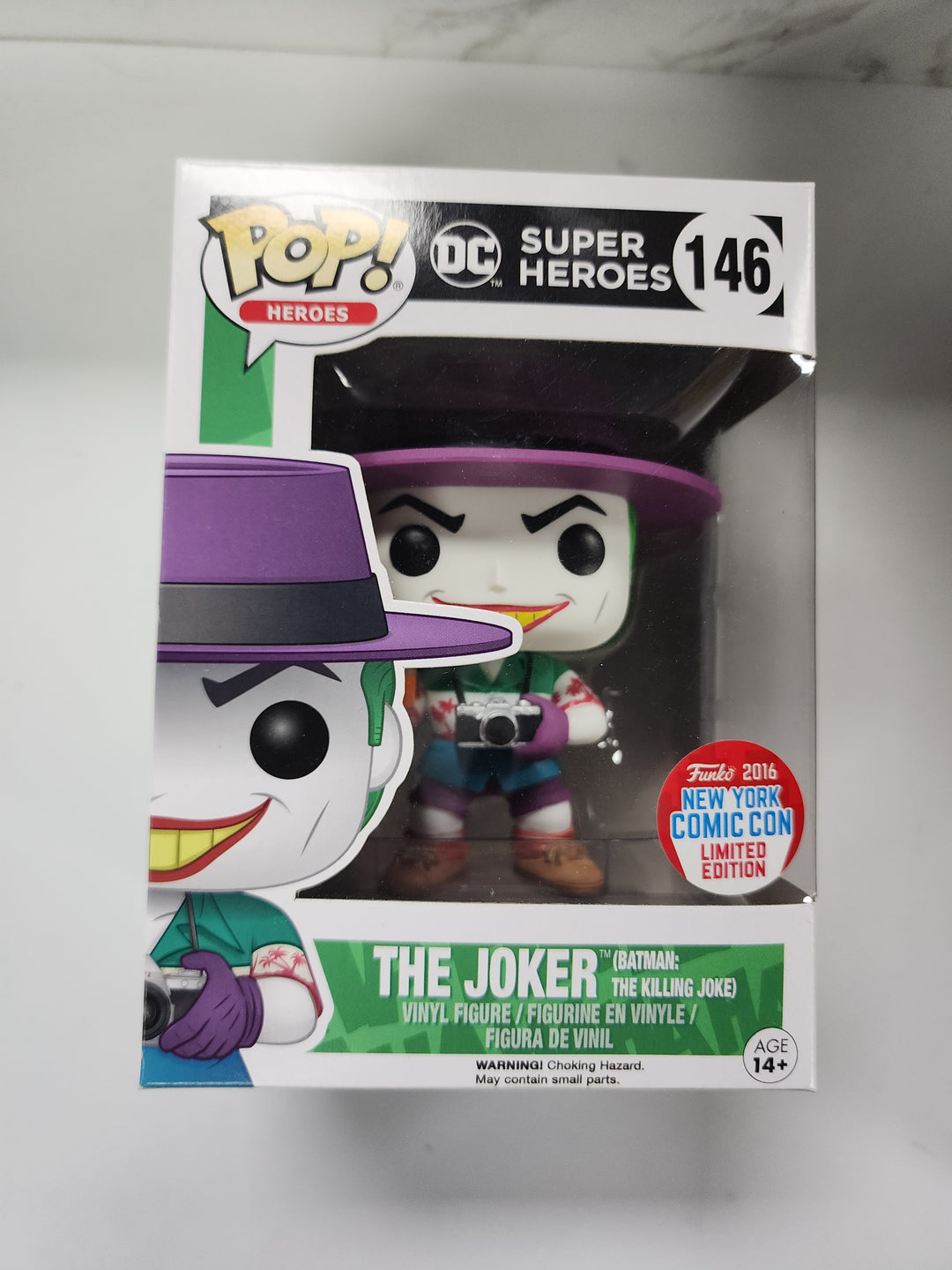 Funko Pop! The Joker (Batman The Killing Joke) #146 2016 New York Comic Con Limited FP9826