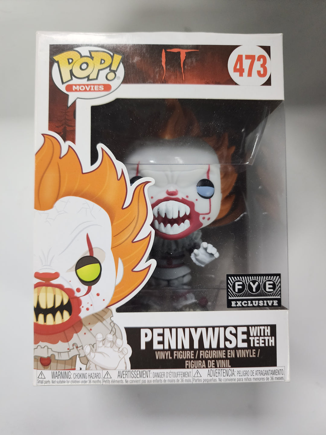 Funko Pop! Pennywise with Teeth #473 FYE Exclusive FP9726