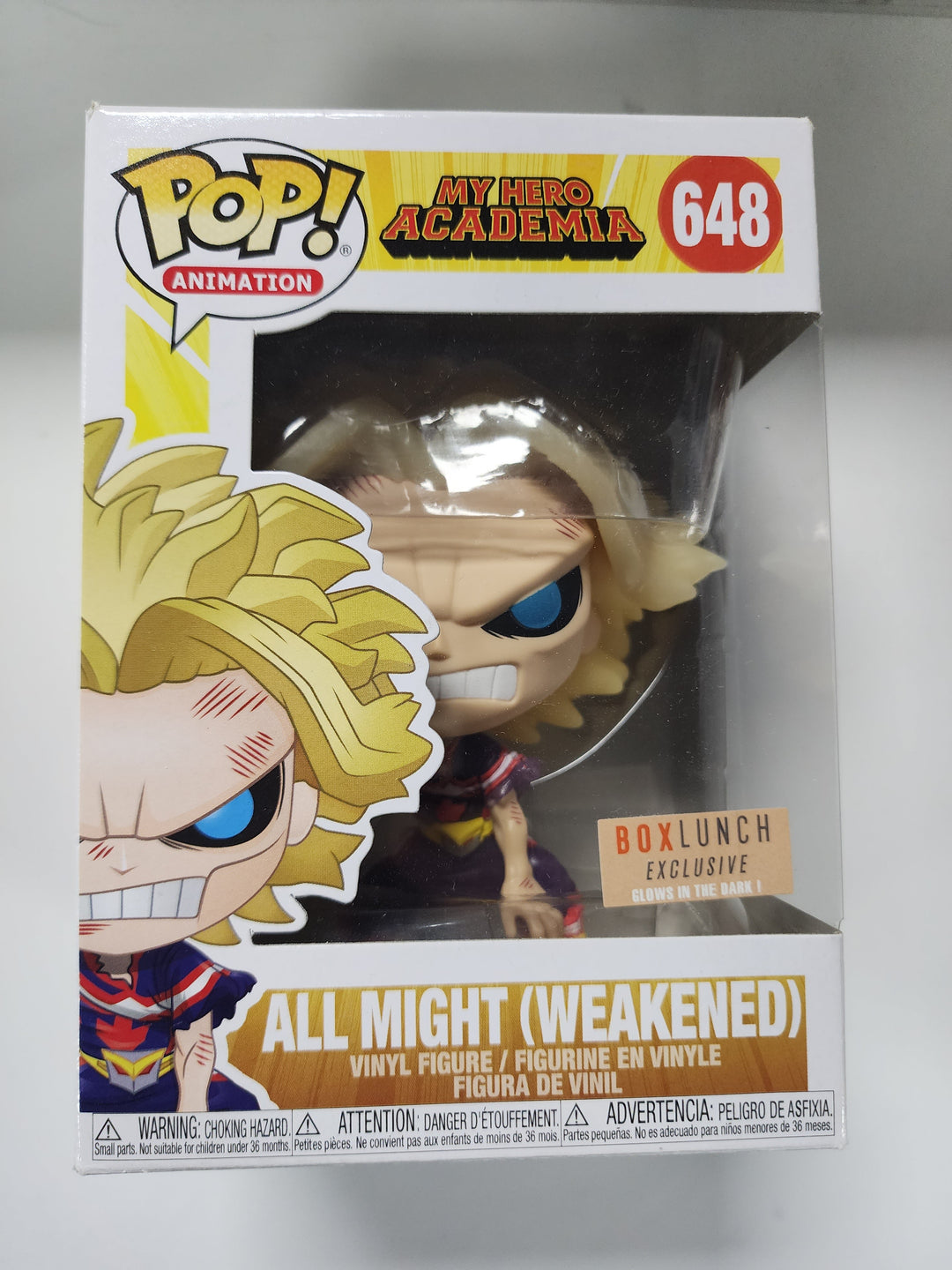 Funko Pop! All Might Weakened #648 (Box Lunch Exclusive) FP9726