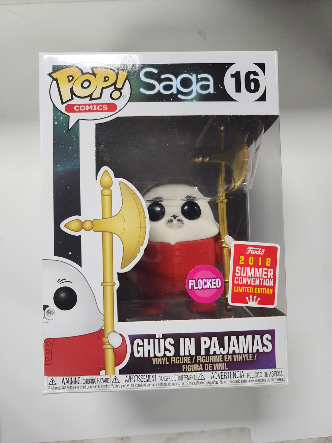 Funko Pop! Ghus in Pajamas #16 - Saga Flocked 2018 Summer Convention Limited  FP9826