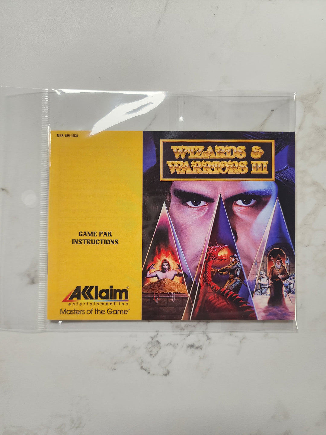 Wizards & Warriors III MANUAL ONLY MO92626