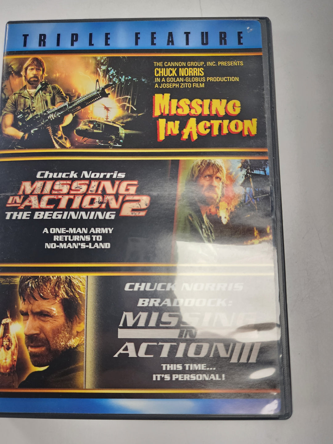 Triple Feature Missing in Action, Missing in Action 2 The Beginning, Missing in Action III - DVD PM92926