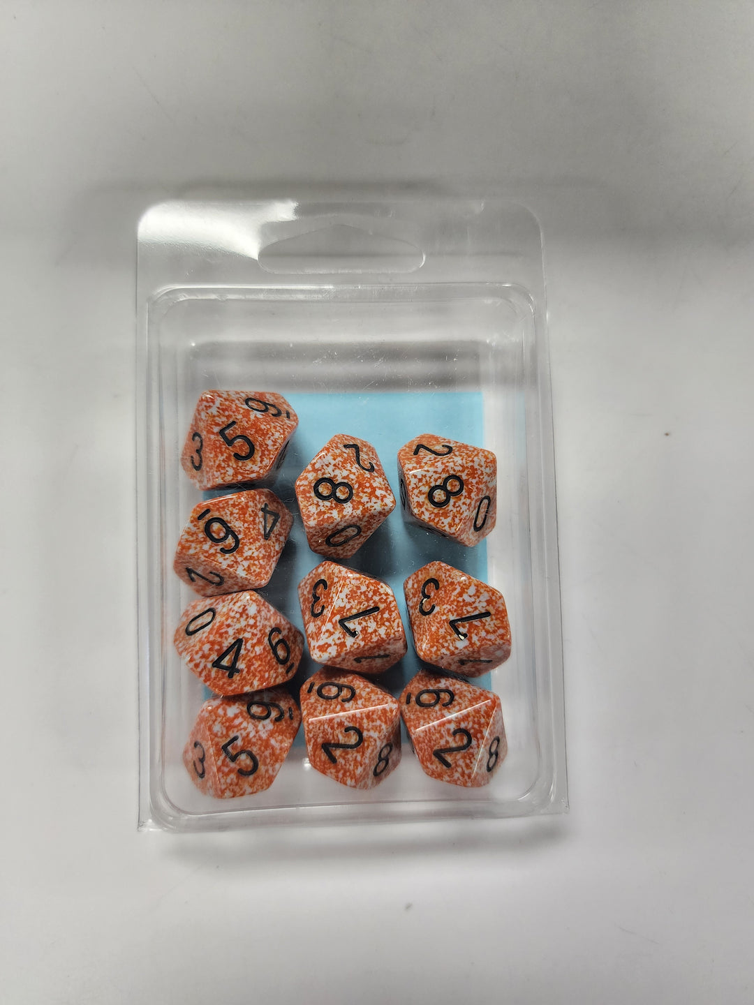 Chessex 10d10 Speckled Dice: Speckled Rust NA103026