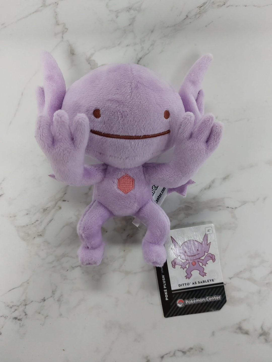 Ditto As Sableye Pokemon Center Plush - XP6726