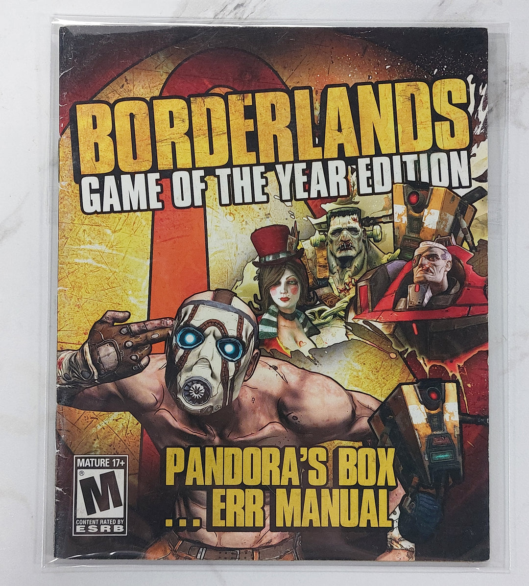 Borderlands Game Of The Year Edition - PS3 Manual ONLY MO61426