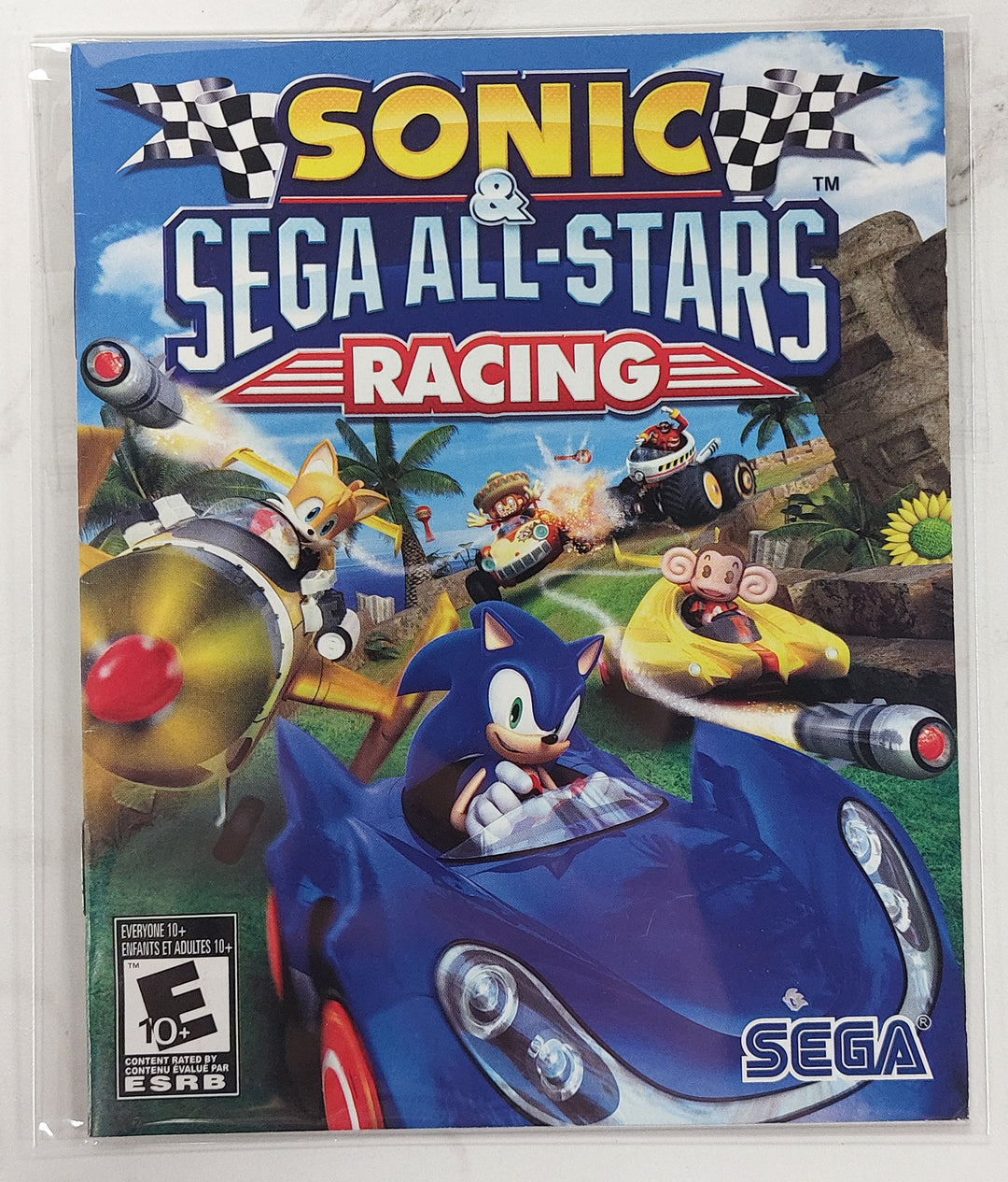 Sonic & Sega All-Stars Racing - PS3 Manual ONLY MO61426