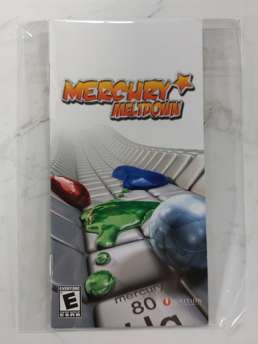 Mercury Meltdown - PSP Manual ONLY MO61526