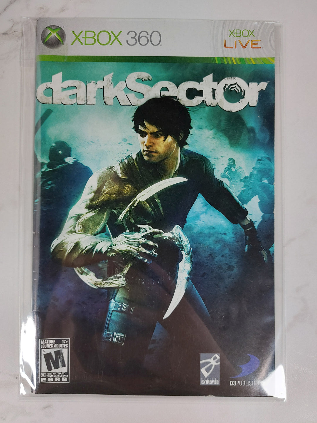 Dark Sector - Xbox 360 Manual ONLY MO61526